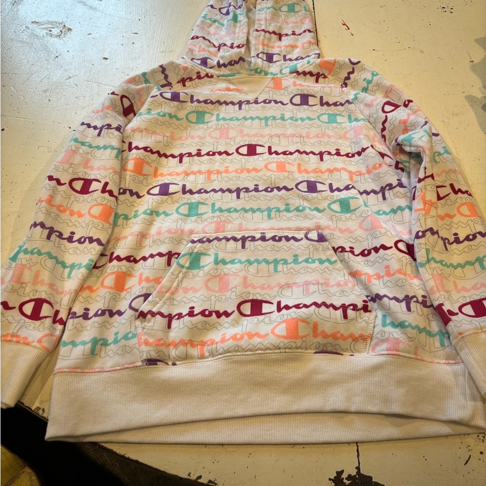 Youth champion hoodie in size XL, multi color
